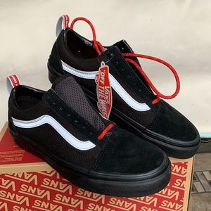 VANS OLD SKOOL OTW WEBBING BLACK/RED Flctv WMNS